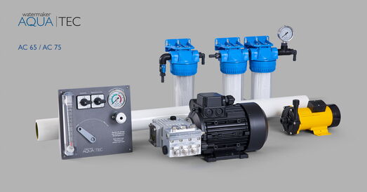 Aquatec Watermaker AC 65 for yachts with a crew of 2-4 people