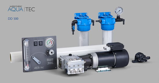 Watermaker Aquatec DD 500 for Yachts, 12VDC - 24VDC - 48VDC