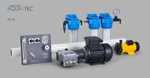 Aquatec Watermaker AC 55 for mid-sized yachts